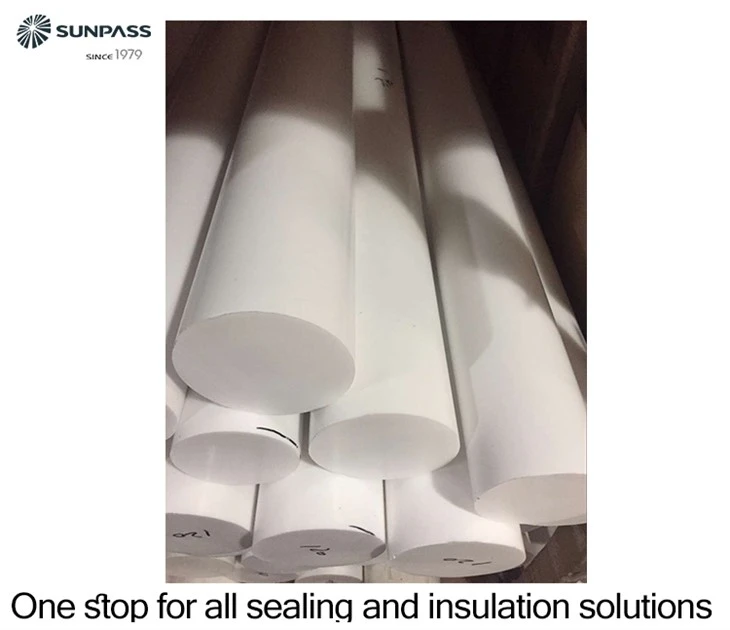 White Extruded PTFE Rod PTFE Extruded Rod